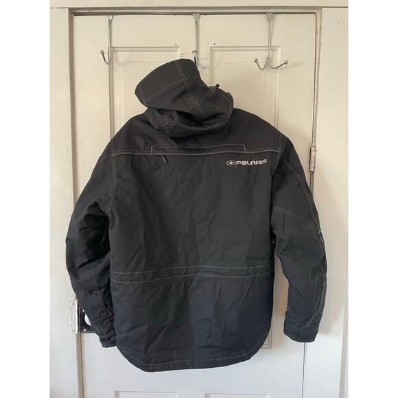 Pure Polaris men’s medium snowmobiling winter jacket removable liner blk durable - Picture 2 of 15